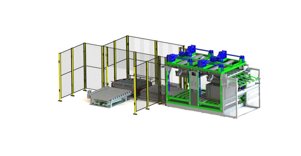 Upgrades Coating Line 6 Dubbele stapelaar witte achtergrond
