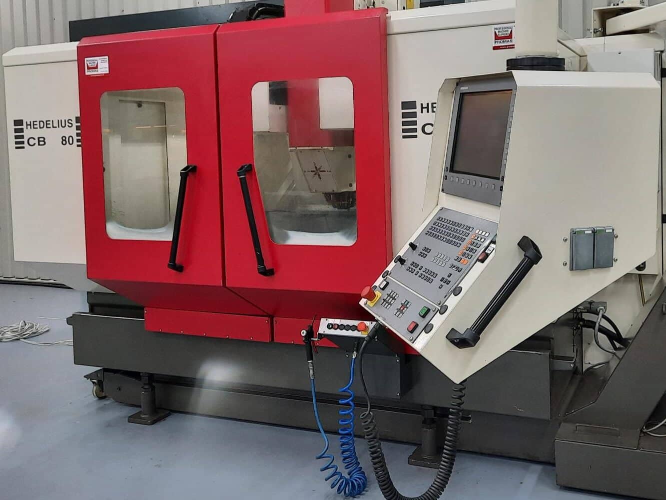 CNC Freesmachine bij Veldkamp Raalte op locatie.