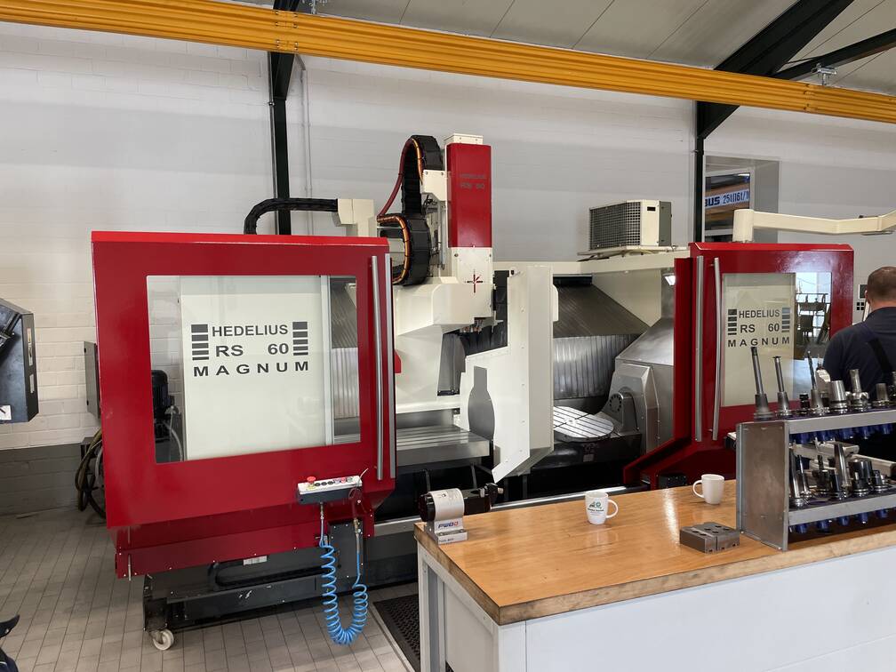 Hedelius RS60 Magnum voor verspaning van onderdelen