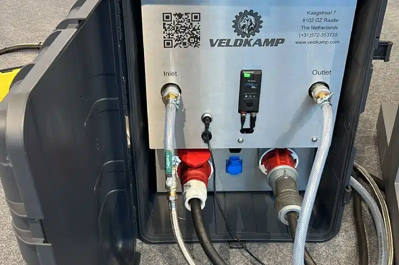 Data monitoring met behulp van een koffer gemaakt door Veldkamp Technische Service